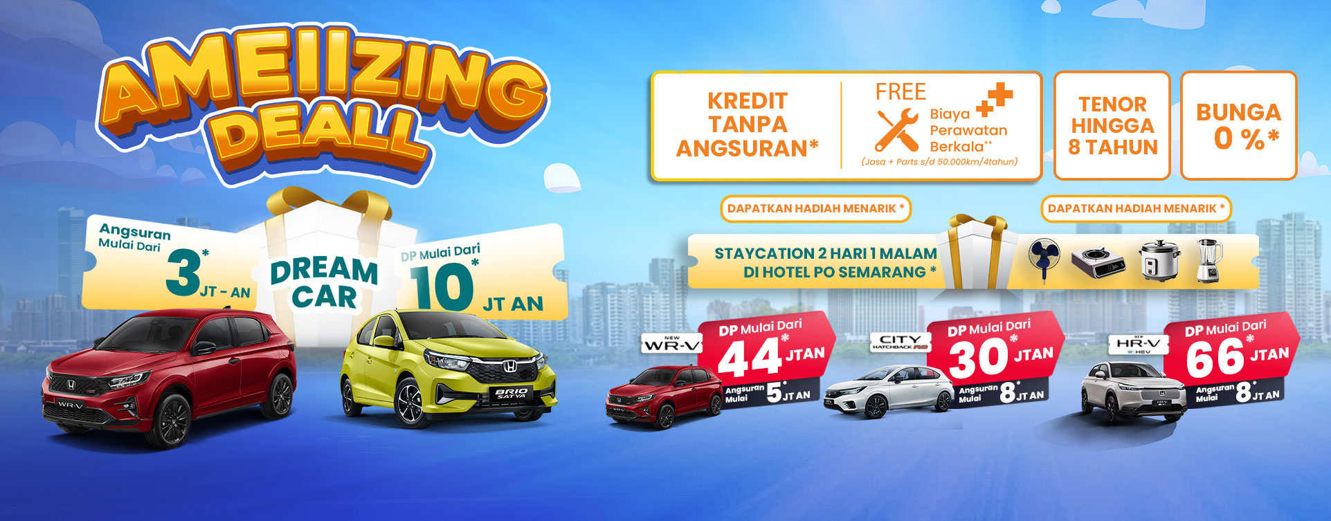 PROMO AMEIIzing Deal Honda Kusuma