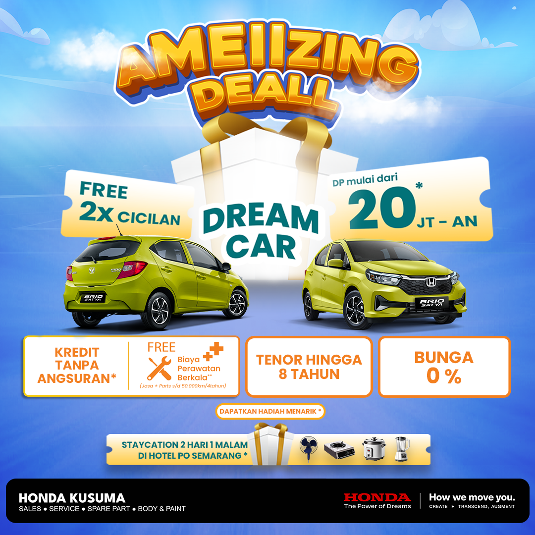 PROMO AMEIIzing Deal Honda Kusuma